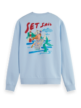 SCOTCH AND SODA Sailor Artwork Sweatshirt at Gravity NYC